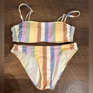 Striped bikini